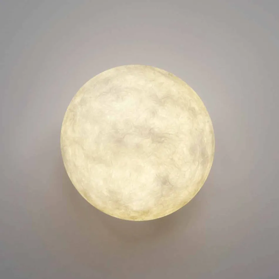 Moderne wandlamp In-es.artdesign A. Moon in Nebulite Viadurini