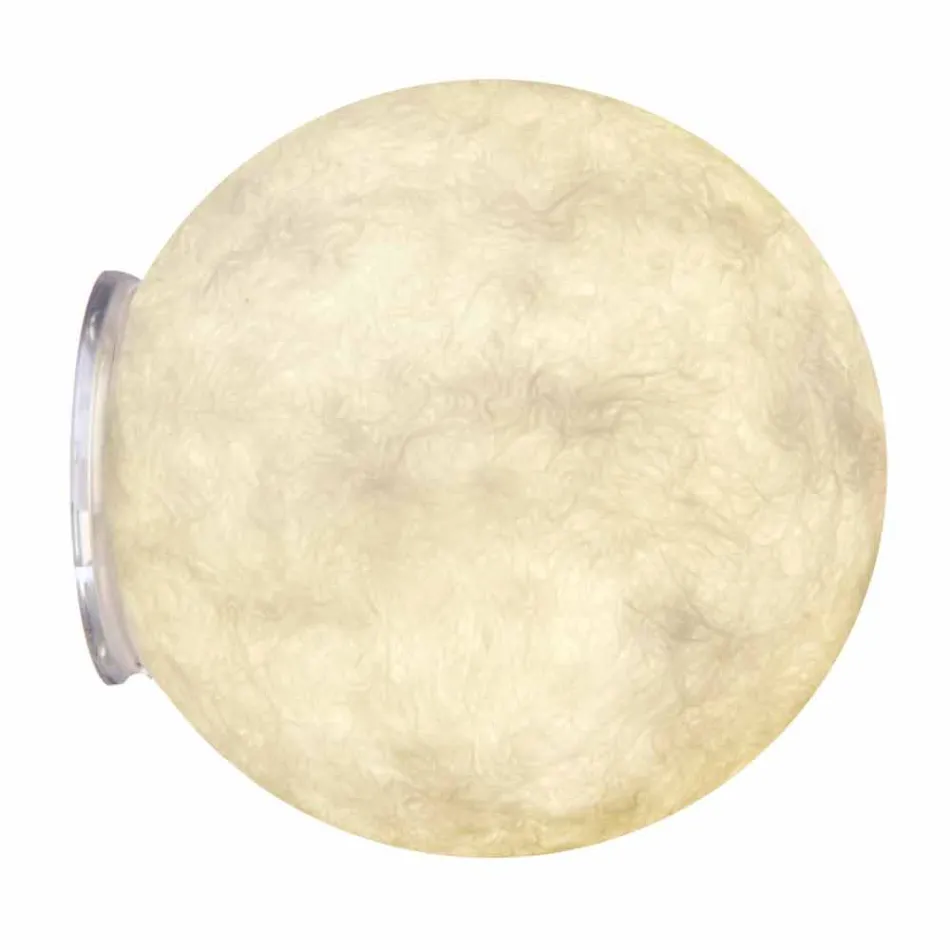 Moderne wandlamp In-es.artdesign A. Moon in Nebulite Viadurini