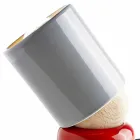 Moderne tafellamp gemaakt van keramiek en beukenhout gemaakt in Italië Azië Viadurini