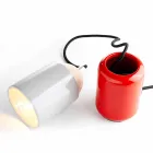 Moderne tafellamp gemaakt van keramiek en beukenhout gemaakt in Italië Azië Viadurini