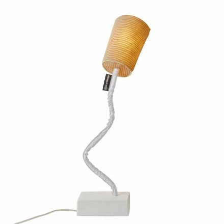 Moderne tafellamp In-es.artdesign Verf T Streep in wol Viadurini