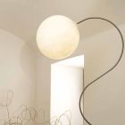 Moderne witte vloerlamp nebuliet In-es.artdesign Luna H210cm Viadurini