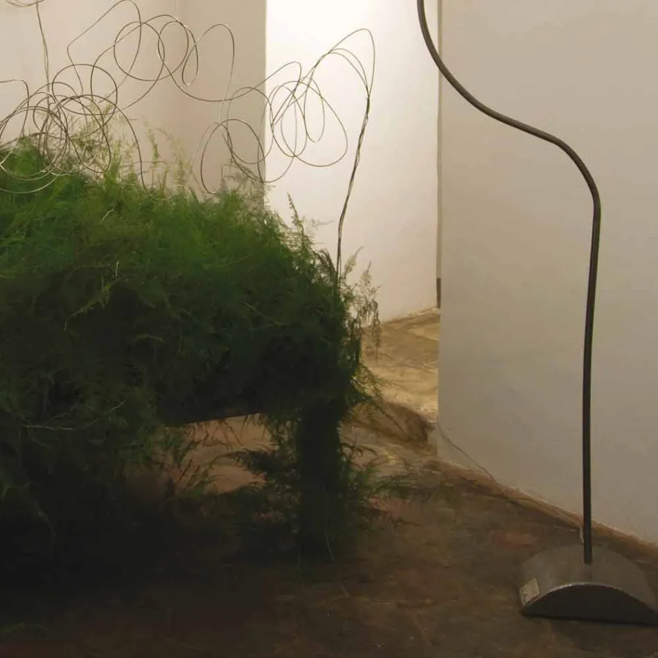 Moderne witte vloerlamp nebuliet In-es.artdesign Luna H210cm Viadurini