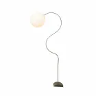 Moderne witte vloerlamp nebuliet In-es.artdesign Luna H210cm Viadurini