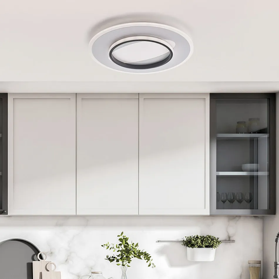 Moderne lamp van glas en metaal, gemaakt in Italië, ideaal voor elke kamer - Pavo Viadurini