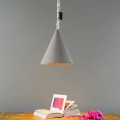 Moderne hanglamp In-es.artdesign Jazz Cement-afwerkcement