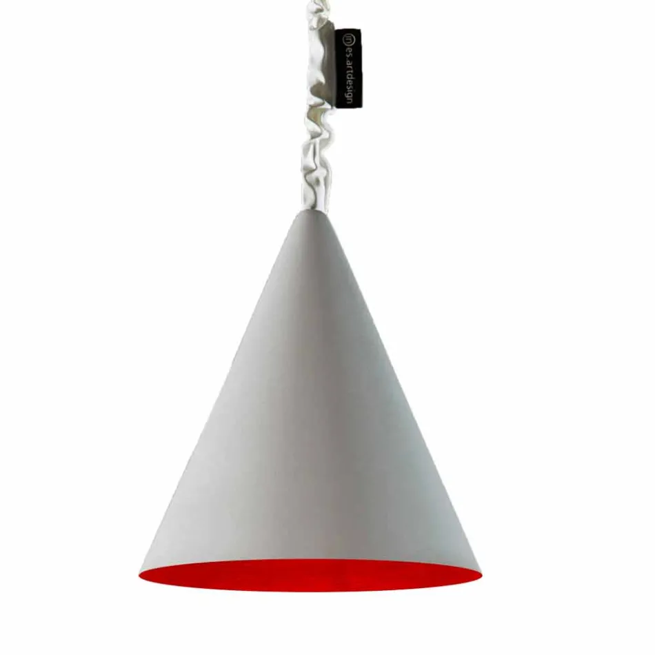 Moderne hanglamp In-es.artdesign Jazz Cement-afwerkcement Viadurini