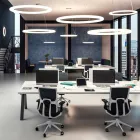 Moderne ronde hanglamp in polyethyleen Made in Italy - Slide Giotto Viadurini