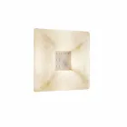 Witte nebulite wandlamp In-es.artdesign Dada Luna 1 ontwerp Viadurini