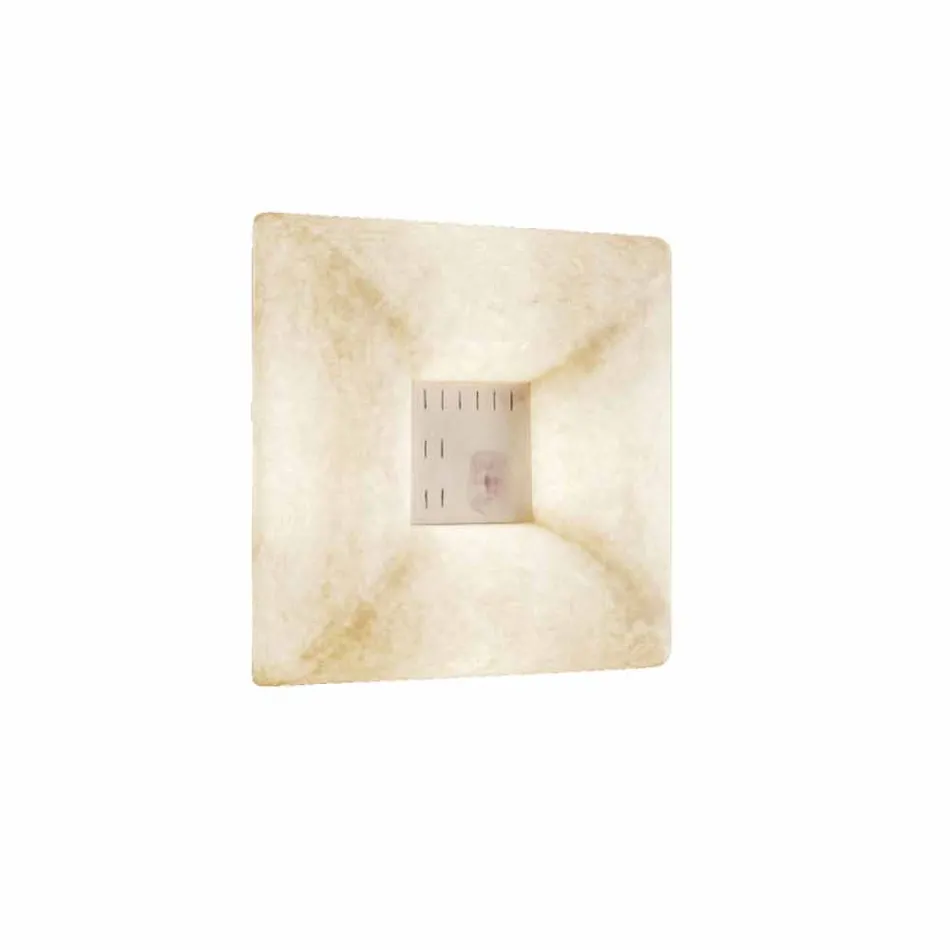 Witte nebulite wandlamp In-es.artdesign Dada Luna 1 ontwerp Viadurini