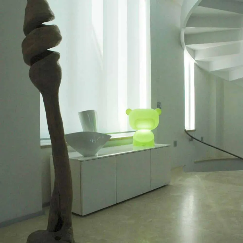 Slide Pure gekleurde tafellamp beer gemaakt in Italië Viadurini