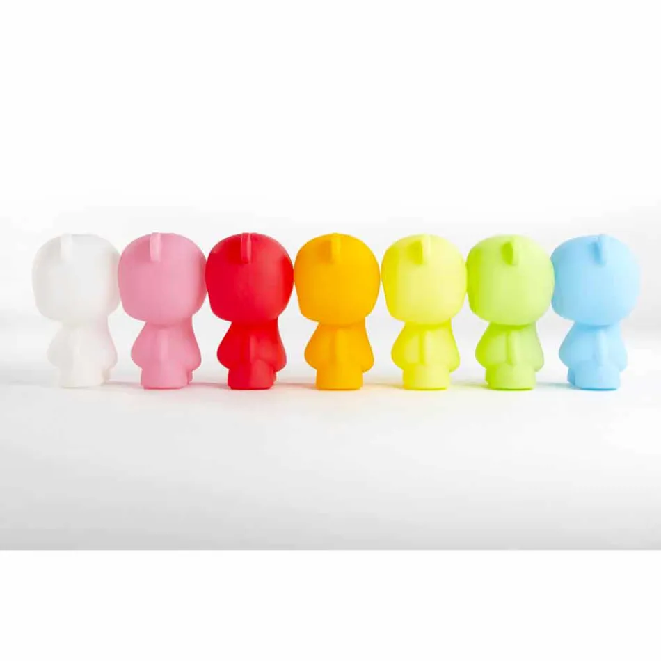 Slide Pure gekleurde tafellamp beer gemaakt in Italië Viadurini