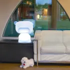 Slide Pure gekleurde tafellamp beer gemaakt in Italië Viadurini