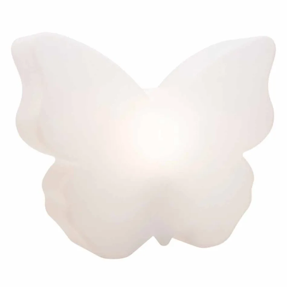 Lamp voor buiten of binnen, White Butterfly Modern Design - Farfallastar Viadurini