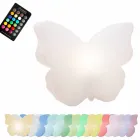 Lamp voor buiten of binnen, White Butterfly Modern Design - Farfallastar Viadurini