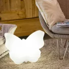 Lamp voor buiten of binnen, White Butterfly Modern Design - Farfallastar Viadurini