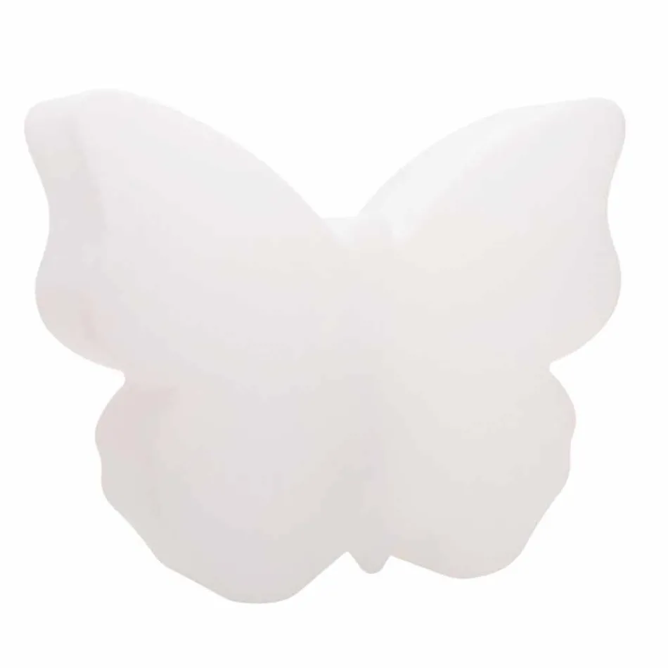 Lamp voor buiten of binnen, White Butterfly Modern Design - Farfallastar Viadurini