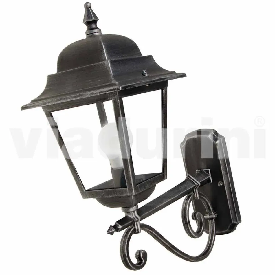 Buitenwandlamp in aluminium gemaakt in Italië, Aquilina Viadurini