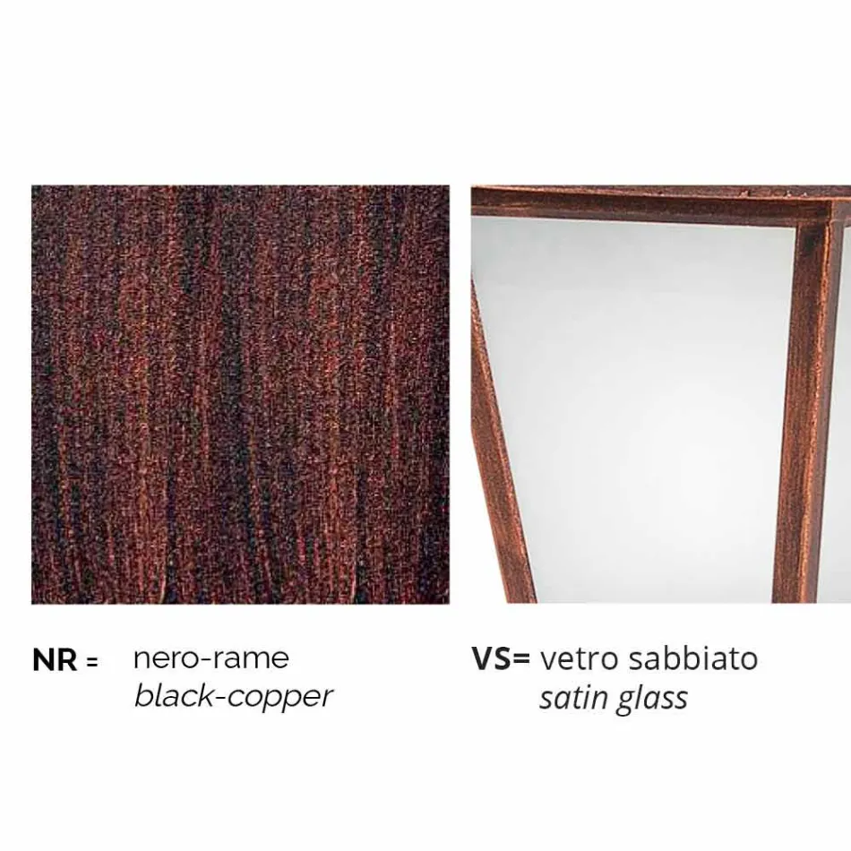 Buitenwandlamp in aluminium gemaakt in Italië, Aquilina Viadurini