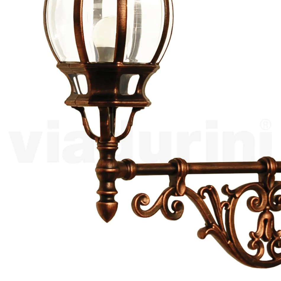 Buitenwandlamp van aluminium Made in Italy - Leona Viadurini