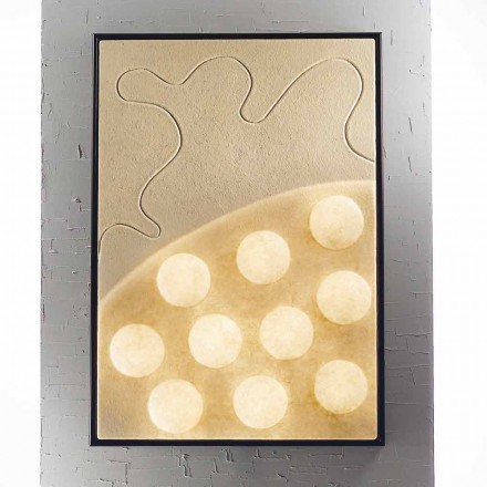 Modern design wandlamp / -paneel In-es.artdesign Ten Moons nebulite Viadurini