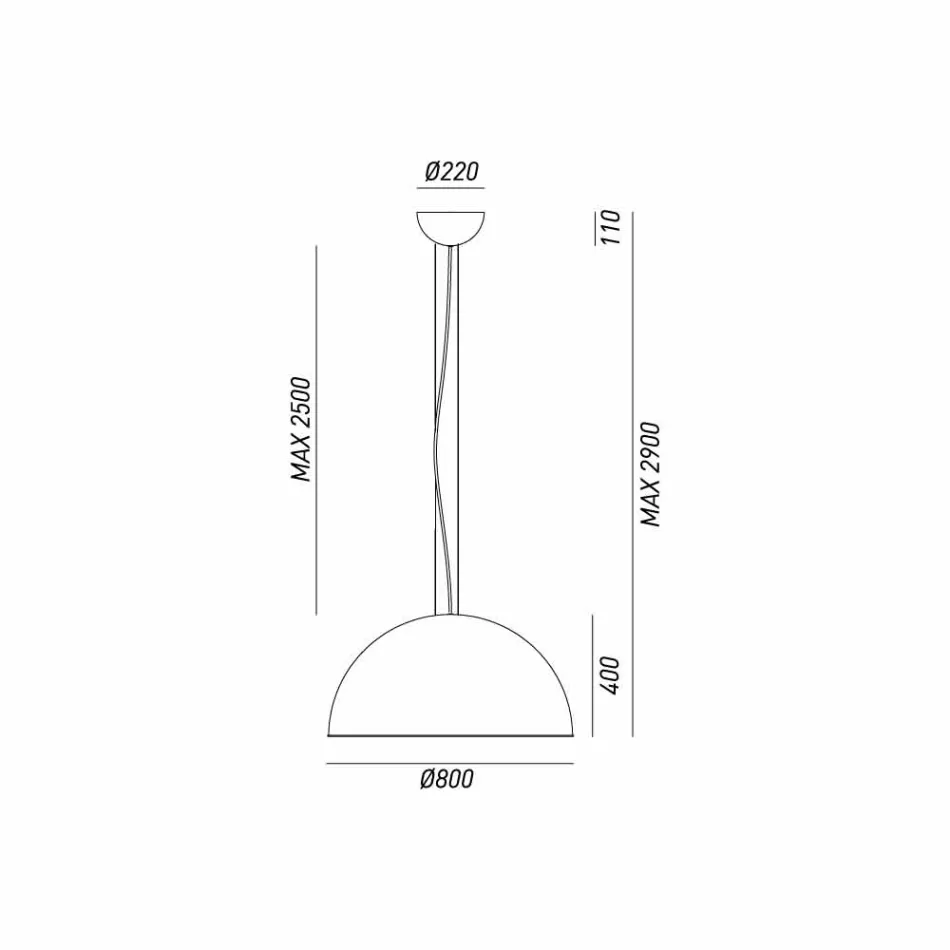 rustieke lamp Ø80 cm Galileo Il Fanale Viadurini