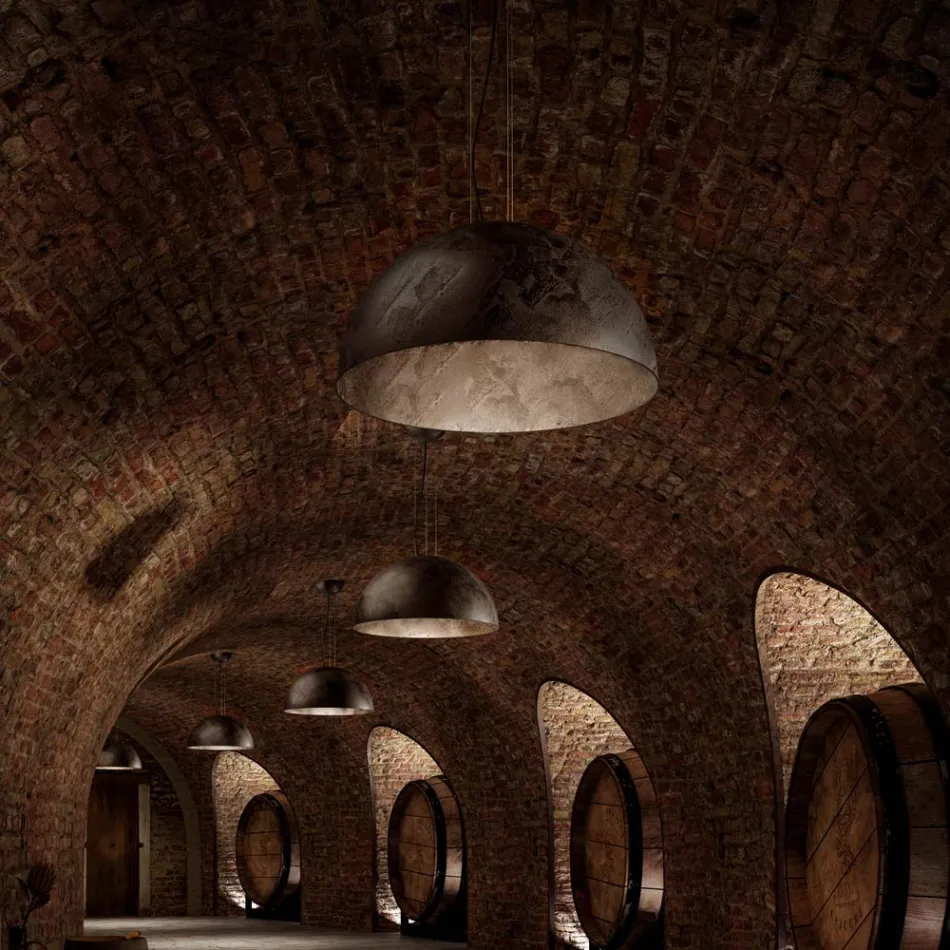 Rustieke hanglamp Ø80 cm Galileo Il Fanale Viadurini