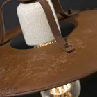 ambachten en neer lamp keramiek en metallo Kristen Ferroluce Viadurini