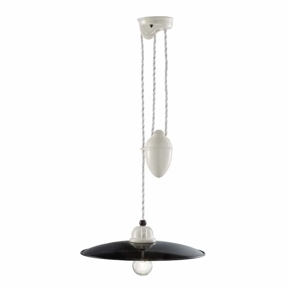 Lamp downs handgemaakte keramiek Melissa Ferroluce Viadurini