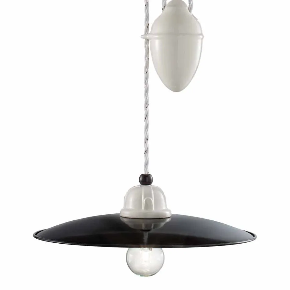 Lamp downs handgemaakte keramiek Melissa Ferroluce Viadurini