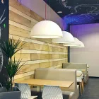 Gekleurde hanglamp Dia Cupole polyethyleen gemaakt in Italië Viadurini