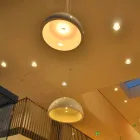 Gekleurde hanglamp Dia Cupole polyethyleen gemaakt in Italië Viadurini