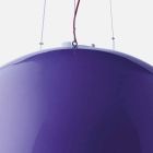 Gekleurde hanglamp Dia Cupole polyethyleen gemaakt in Italië Viadurini