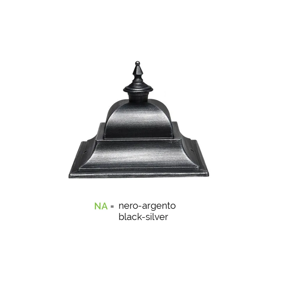 Hanglamp voor buiten van aluminium en glas Made in Italy - Bonaria Viadurini