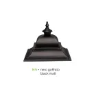 Hanglamp voor buiten van aluminium en glas Made in Italy - Bonaria Viadurini