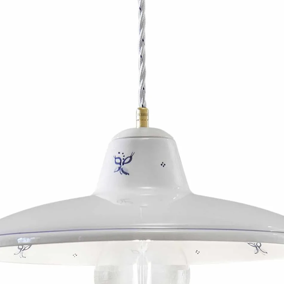 Hanglamp in Artisan Keramiek Vintage Handdecoraties - Como Viadurini