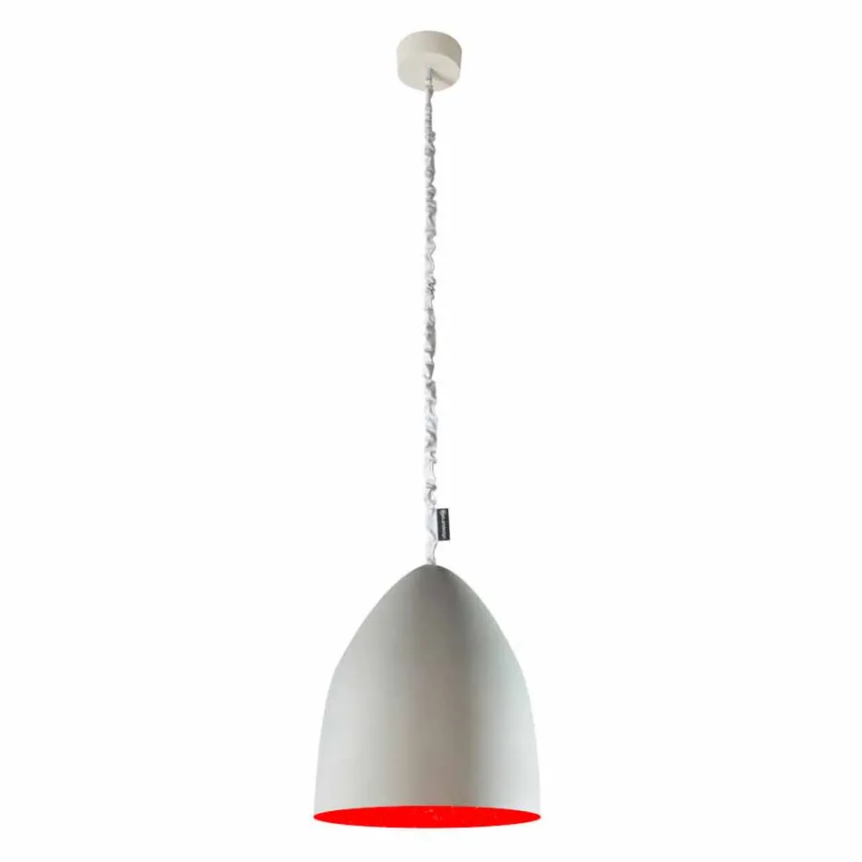 Hanglamp In-es.artdesign Flower S Cementcement Viadurini