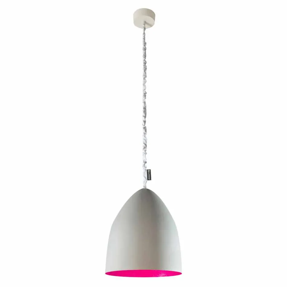 Hanglamp In-es.artdesign Flower S Cementcement Viadurini