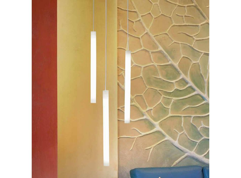 Hanglamp methacrylaat Slide Flux Opknoping dun gemaakt in Italië Viadurini
