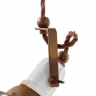 Instelbare vering lamp keramiek en metallo Alayna Ferroluce Viadurini