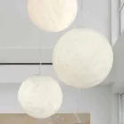 Slide Minerale polyethyleen hanglamp gemaakt in Italië Viadurini