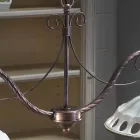 Hanglamp 2-lichts in handgemaakt keramiek met Passanastri - Napels Viadurini