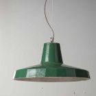 Hanglamp 42 cm in messing en Toscaanse majolica Rossi - Toscot Viadurini