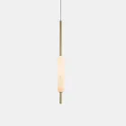 Pendellamp met 1, 3 of 6 lampen in messing modern design - Typha van Il Fanale Viadurini