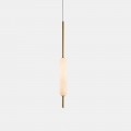 Pendellamp met 1, 3 of 6 lampen in messing modern design - Typha van Il Fanale
