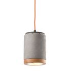 Handgemaakte hanglamp in Scandinavische stijl van hout en keramiek - Nateca Viadurini