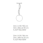 Handgemaakte hanglamp in geblazen wit Venetië-glas - Snow Viadurini