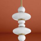 Handgemaakte Venetiaanse glazen hanglamp, gemaakt in Italië - Amilia Viadurini
