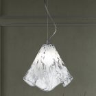 Handgemaakte hanglamp in geblazen Venetiaans glas 35 46 cm - Mary Viadurini
