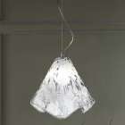 Handgemaakte hanglamp in geblazen Venetiaans glas 35 46 cm - Mary Viadurini